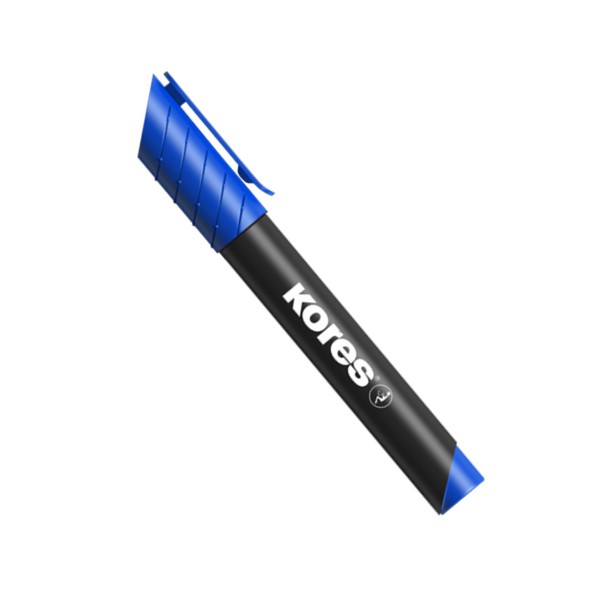 Kores Marcador Permanente Azul Xp1 X 1 Unidad  20933