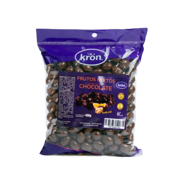 Kron Frutos Mixtos Cubiertos De Chocolate 400Gr.