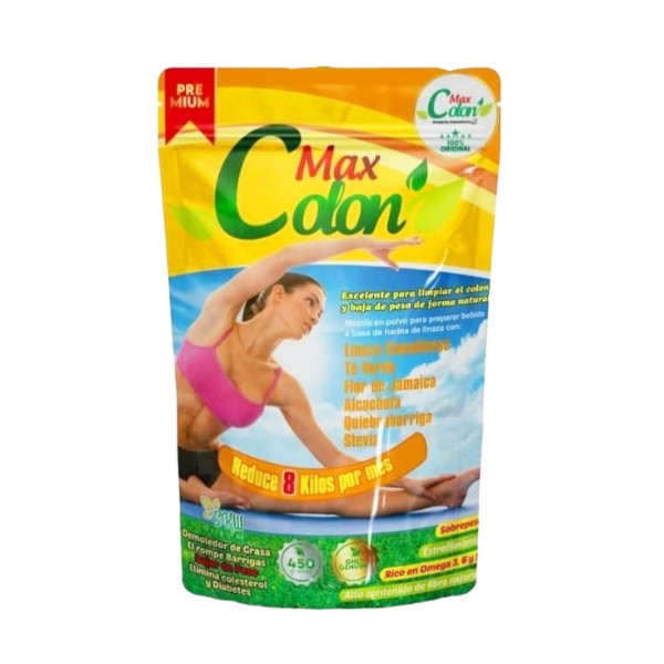 Max Colon Base Harina De Linaza En Polvo 450Gr.