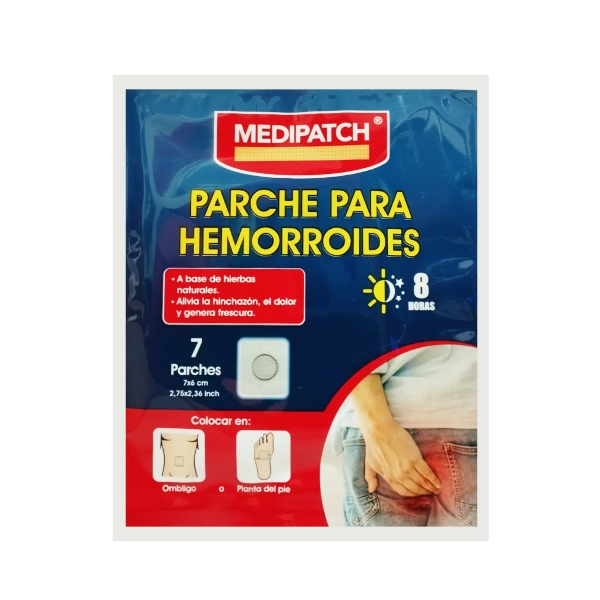 Medipatch Parche Para Hemorroides X 7 Parches.