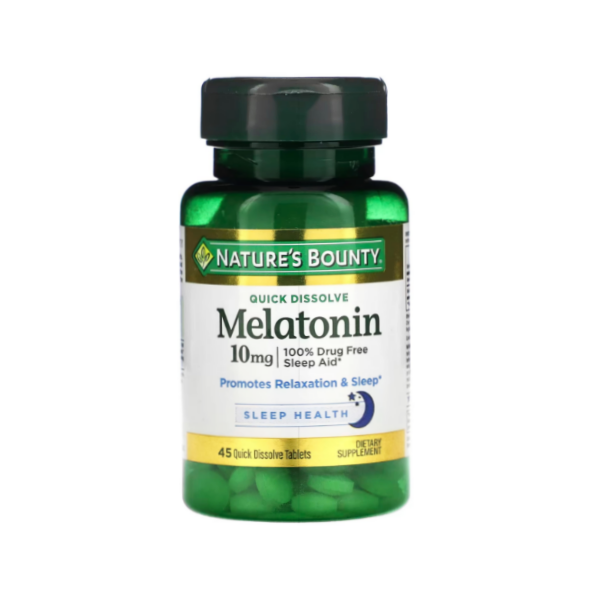Melatonin 10Mg X 45 Cápsulas Tabletas Natures Bounty