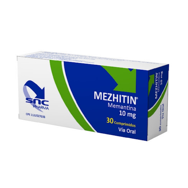 Mezhitin Memantina 10Mg X 30 Comprimidos Snc Pharma