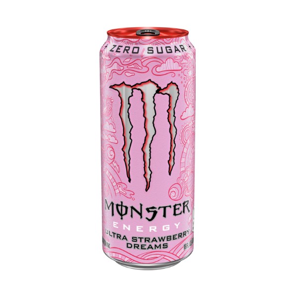 Monster Energy Ultra Strawberry Oreams Sin Azúcar 473Ml