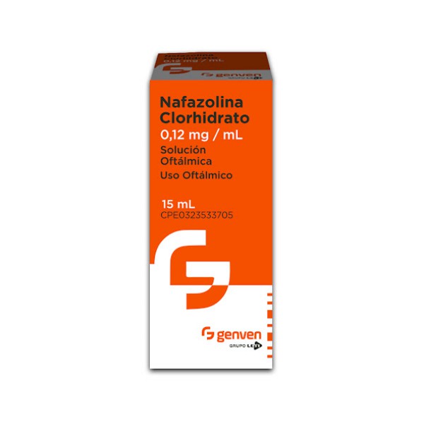 Nafazolina 0.12 Mg/Ml Solución Oftálmica 15 Ml Genven