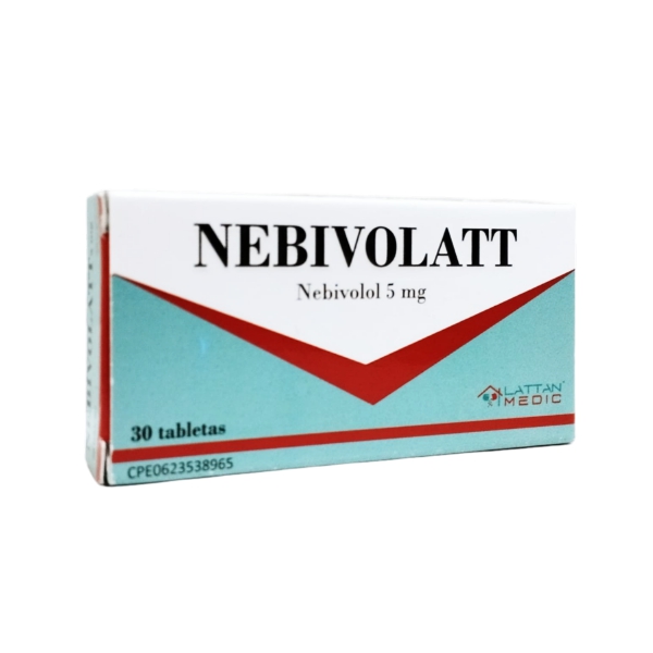 Nebivolatt Nebivolol 5Mg X 30 Comprimidos Lattan Medic