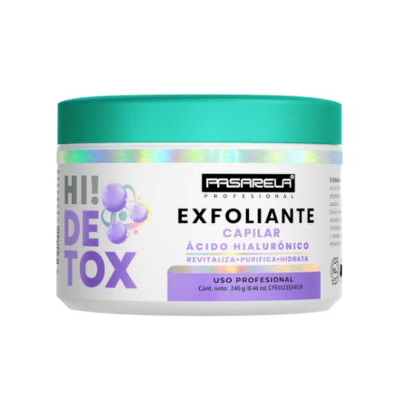Pasarela Exfoliante Capilar Hi Detox Con Ácido Hialurónico 240Gr