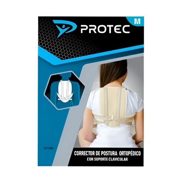 Protec Corrector Postura Ortopédica Clavicular Talla M