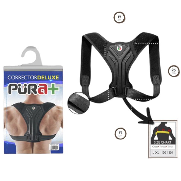 Pura+ Corrector De Postura Premium Talla L-Xl