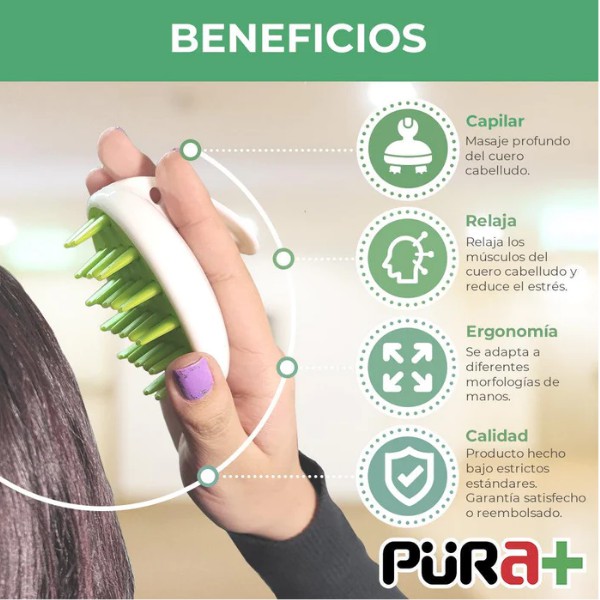 Pura+ Masajeador De Cabeza Roll - Imagen 2