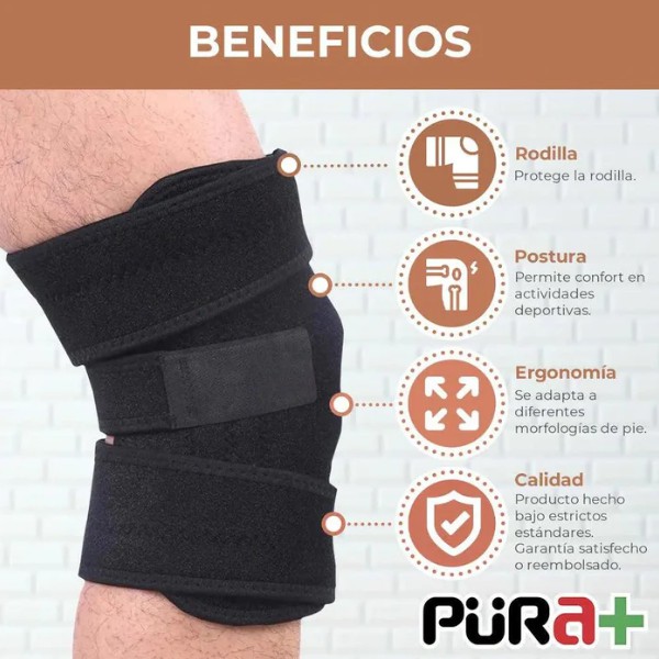 Pura+ Rodillera Rotula Talla Unica - Imagen 2