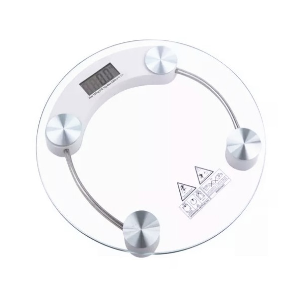 Scale Balanza Personal Redonda De Vidrio Jn-183