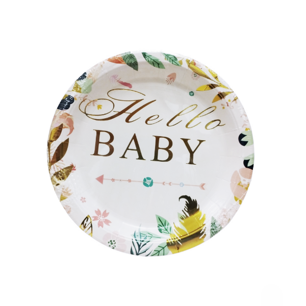 Platos Desechables Carton Happy Party Sf8840-17 Set X 10 Unidades