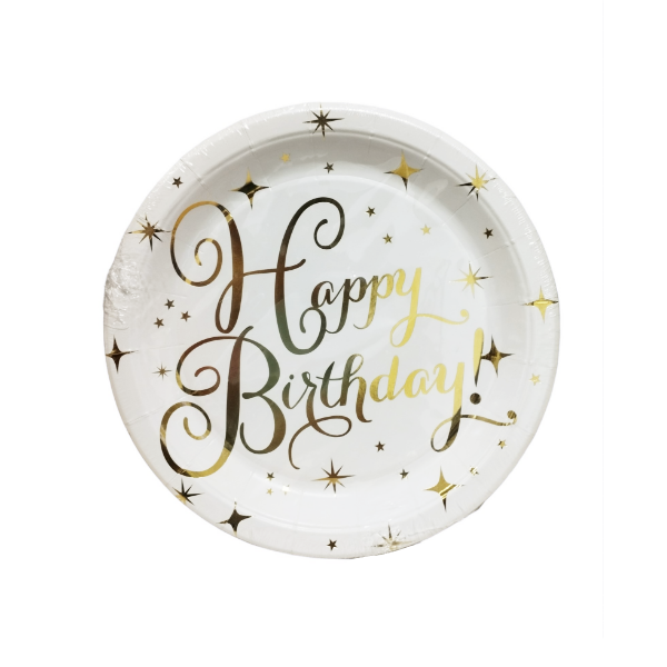 10 Platos De Papel Para Fiestas Y Magdalenas En Casa, 23 Cm