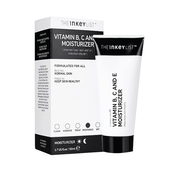 The Inkey List Cleanser Vitamina B C And E Moisturizer 50Ml