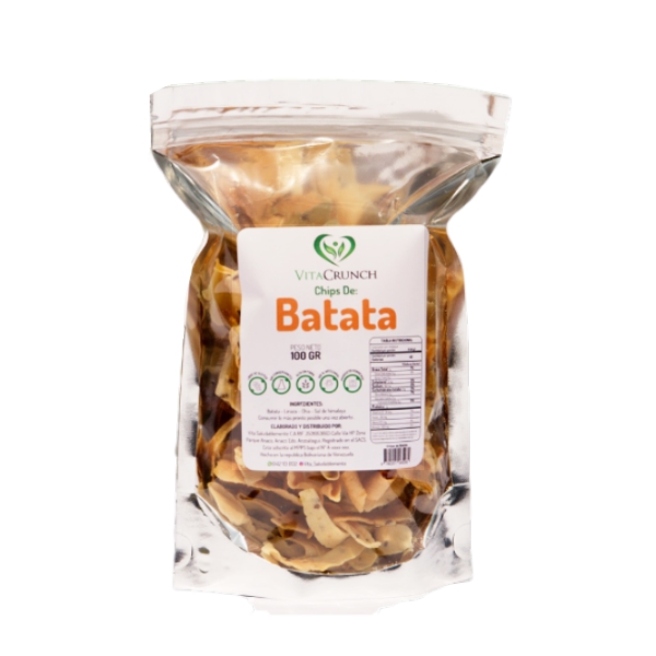 Vitacrunch Chips De Batata 100Gr