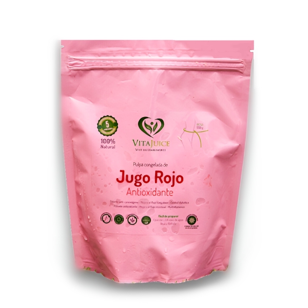 Vitajuice Jugo Rojo Zumo Congelado Antioxidante