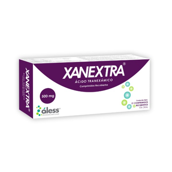Xanextra Ácido Tranexámico 500 Mg X 21 Comprimidos Aless