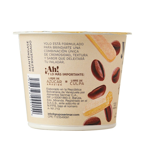 Yolo Desserts Yogur Griego Tiramisú 150Gr - Imagen 2