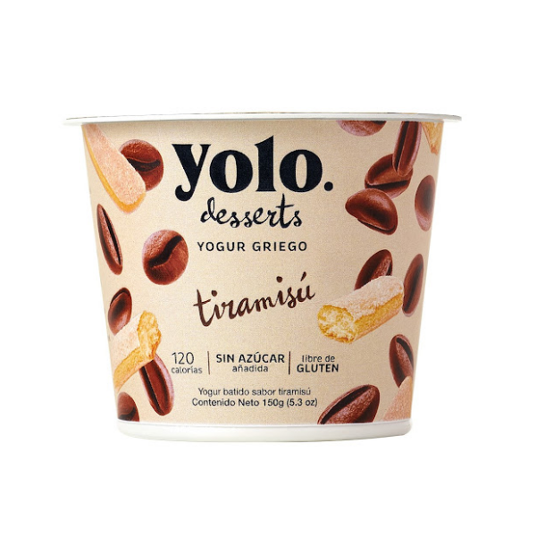 Yolo Desserts Yogur Griego Tiramisú 150Gr
