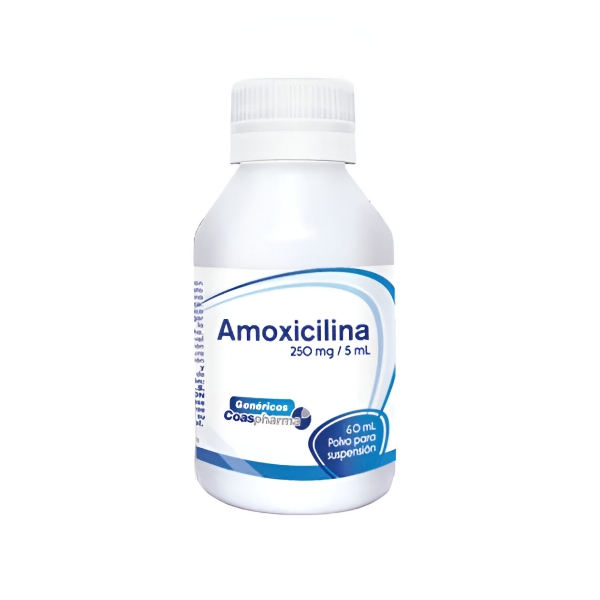 Amoxicilina Suspensión Polvo 250Mg/5Ml X 60Ml Coaspharma