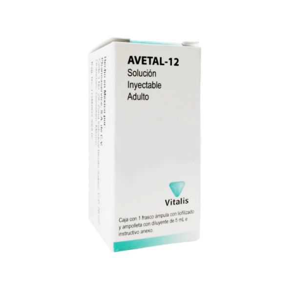 Avetal-12 Solución Inyectable Adulto I.V Vitalis