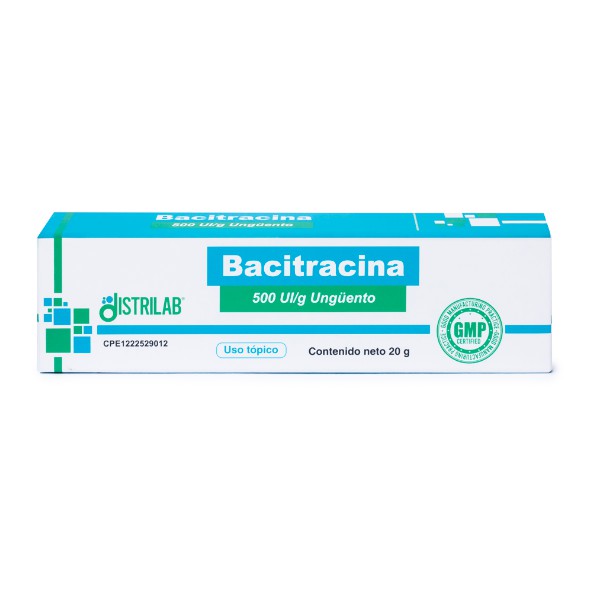 Bacitracina 500Ui Ungüento X 20Gr. Distrilab