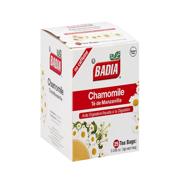 Badia Té Manzanilla X 25 Unidades