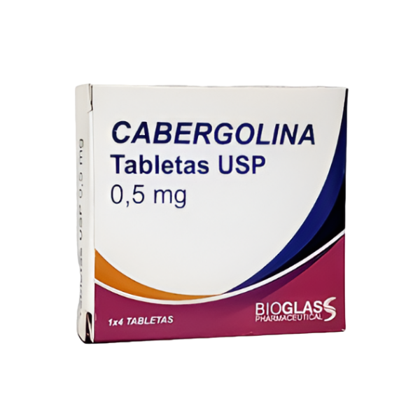 Cabergolina 0.5Mg X 4 Tabletas Bioglass