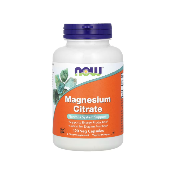 Citrato De Magnesio 400Mg X 120 Cápsulas Now