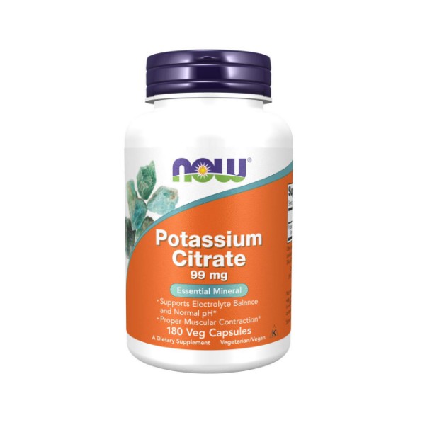Citrato De Potasio 99Mg X 180 Cápsulas Now