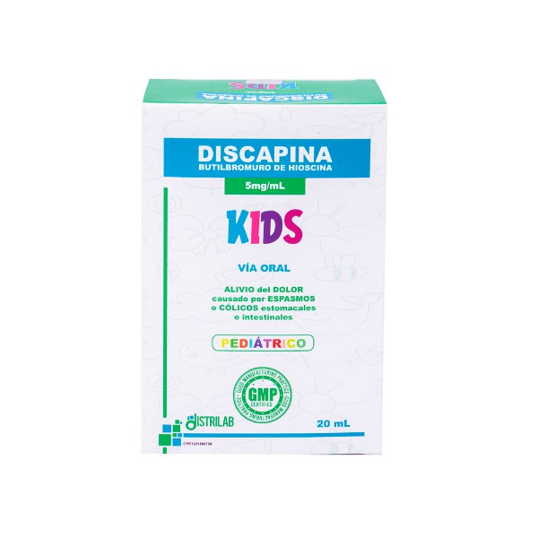 Discapina Kids Hioscina Gotas 5Mg/Ml X 15Ml Distrilab