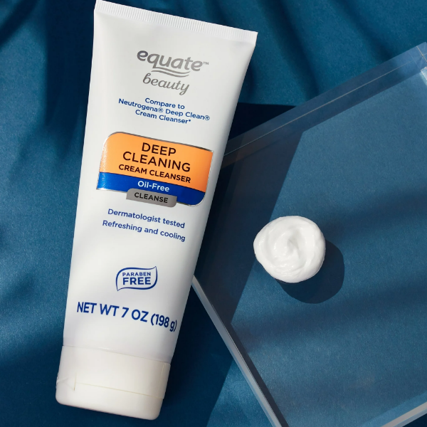 Equate Deep Cleaning Cream Cleanser Oil Free 198Gr - Imagen 4