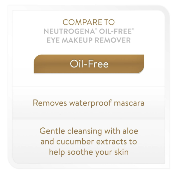 Equate Eye Makeup Remover Oil Free 162Ml - Imagen 3