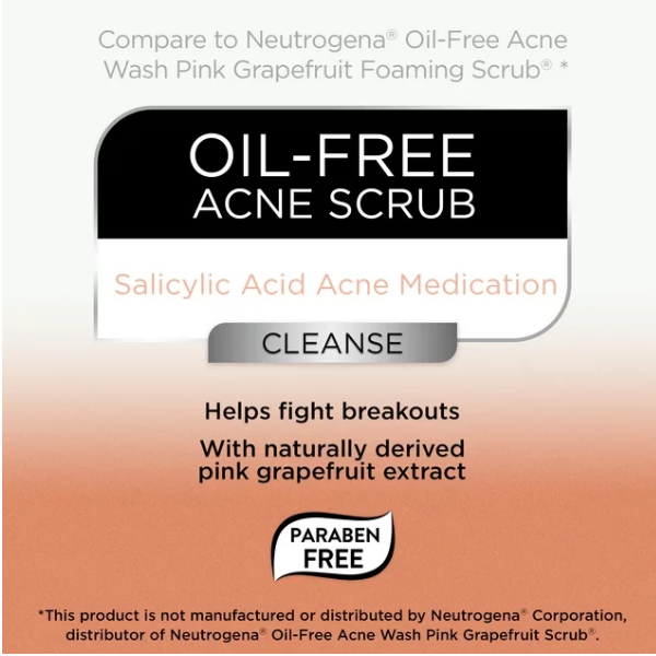 Equate Oil-Free Acne Scrub 124Ml - Imagen 2