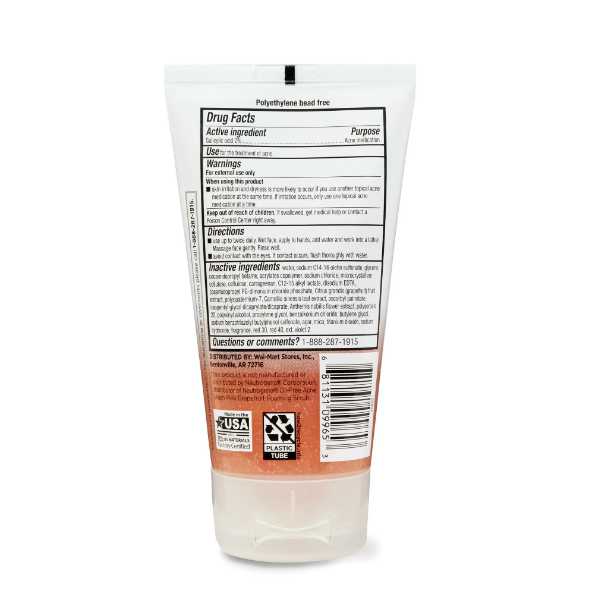 Equate Oil-Free Acne Scrub 124Ml - Imagen 6