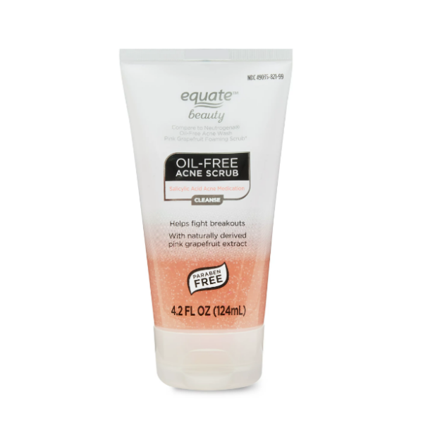 Equate Oil-Free Acne Scrub 124Ml