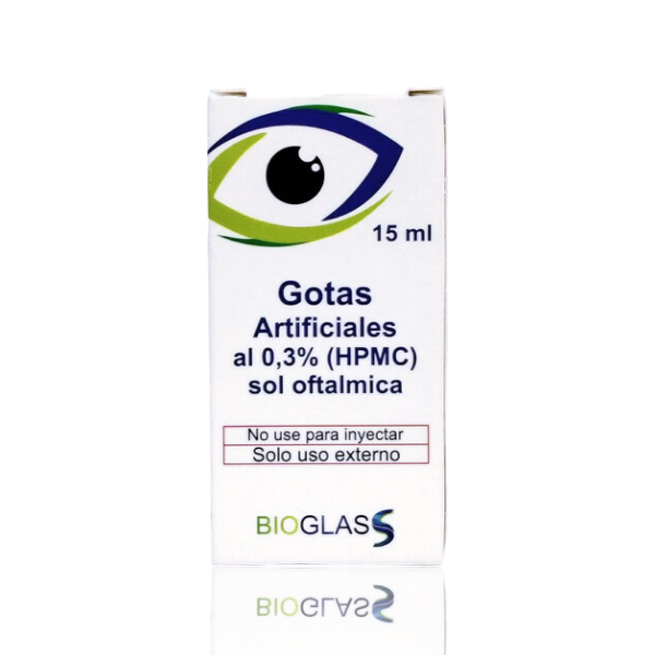 Gotas Artificiales Solución Oftálmica 0.3% X 15Ml Bioglass