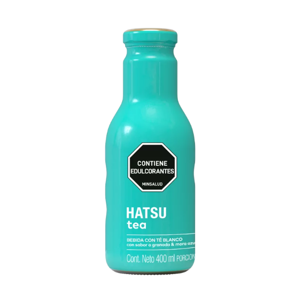 Hatsu Té Blanco Sin Calorías Granada & Mora Azul 400Ml