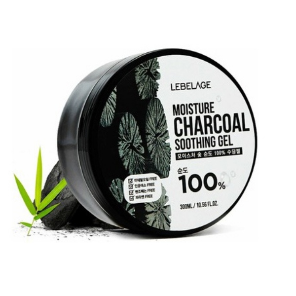 Lebelage Moisture Charcoal Soothing Gel 300Ml - Imagen 2