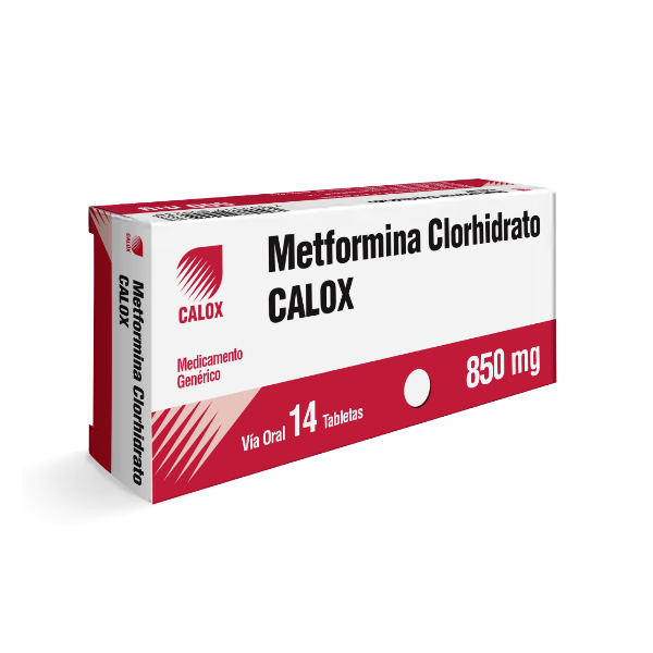 Metformina 850Mg X 14 Tabletas Calox