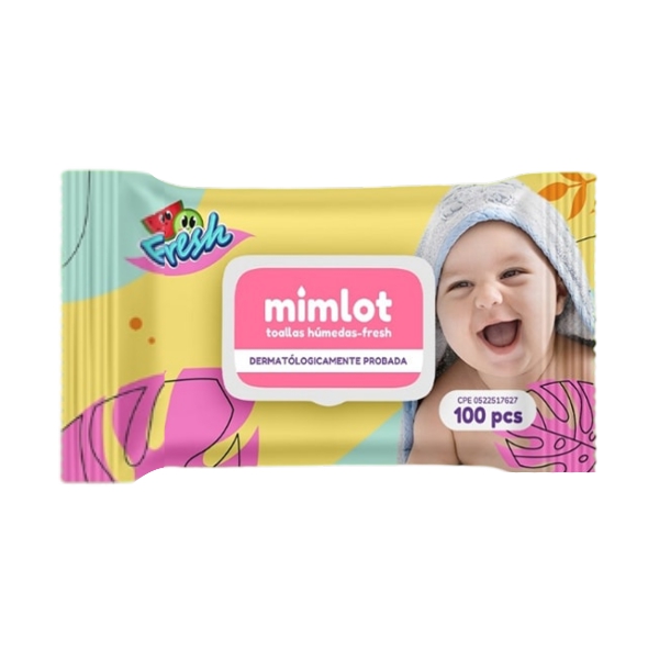 Mimlot Toallas Húmedas Fresh X 100 Unidades