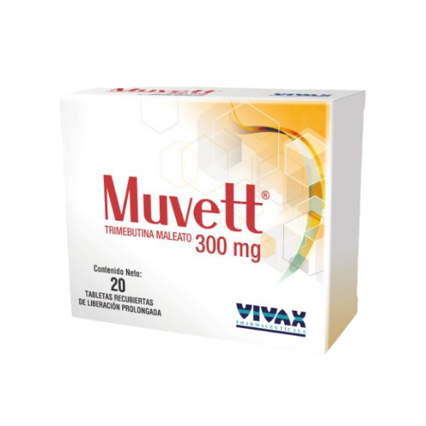 Muvett Trimebutina 300Mg X 20 Tabletas Vivax