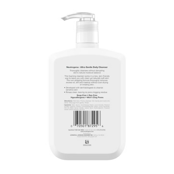 Neutrogena Daily Cleanser Foaming Formula 354Ml - Imagen 5