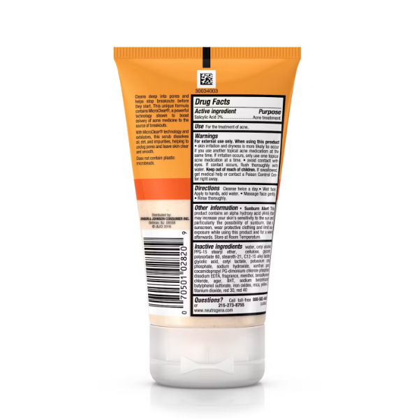 Neutrogena Oil-Free Acne Wash 124Ml - Imagen 2