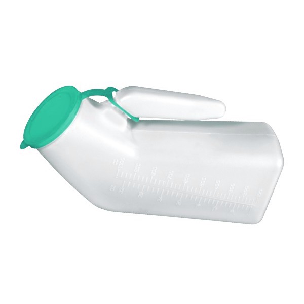 Pito Clinico Urinaro Plastico Masculino 1Lt. Plusmedic