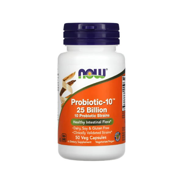 Probiotic-10 25 Billion X 50 Cápsulas  Now