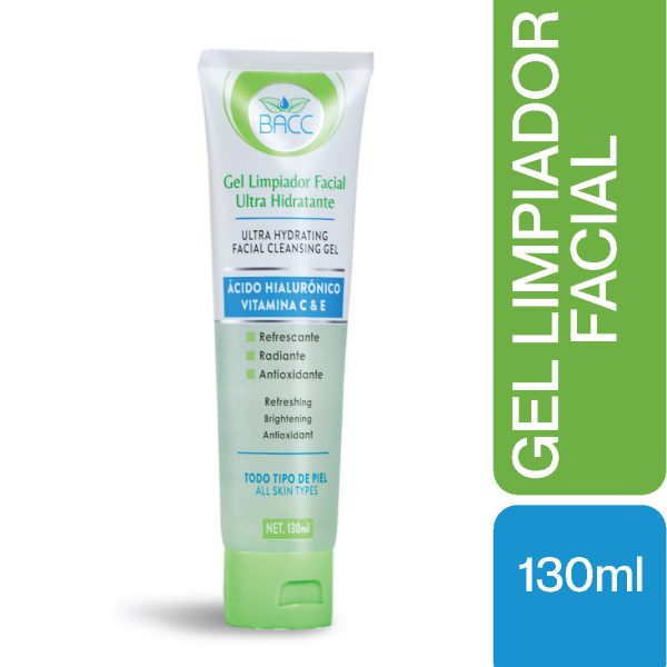 Bacc Gel Limpiador Facial Ultra Hidratante 130Ml