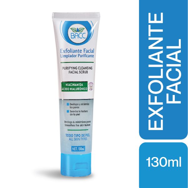 Bacc Exfoliante Facial Limpiador Purificante 130Ml
