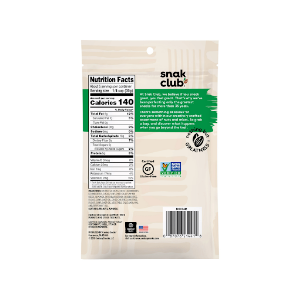 Snak Club Antioxidant Trail Mix 156Gr - Imagen 2