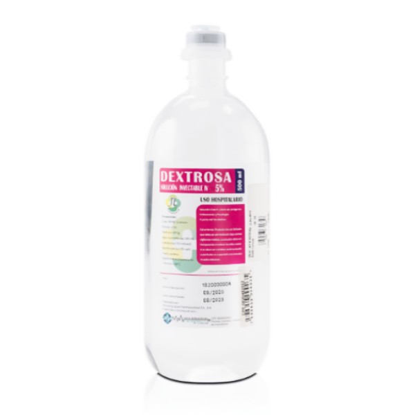 Solucion Dextrosa Al 5% I.V 500Ml Jl Pharma